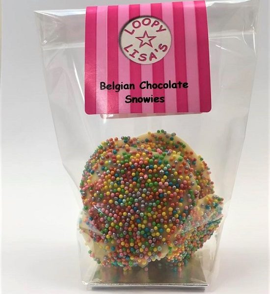 White Belgium Chocolate Snowies